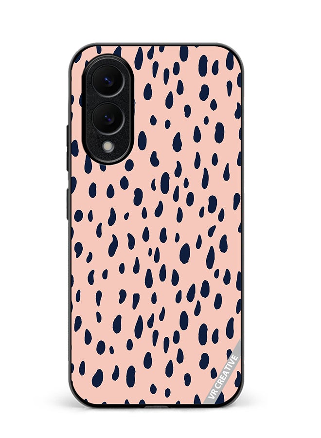 VR CREATIVE Protective Case Cover For Samsung Galaxy S25 Edge Cheetah Design Multicolour