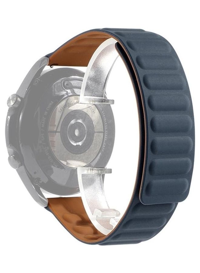 Silicone Replacement Strap Watchband for Huawei Watch 3/3Pro Dark Blue - Image 1