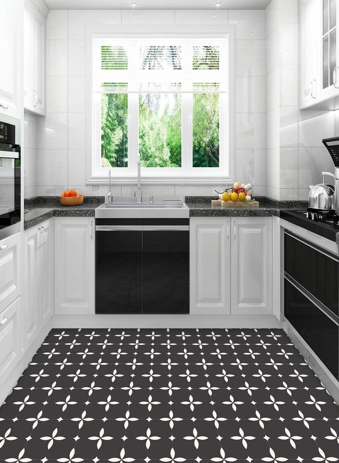 MORCART 20Pcs Peel and Stick Floor Tiles, 7.87" x 7.87" Vinyl Flooring Waterproof, DIY Flooring for Bathroom, Kitchen, Fireplace, Pet House, Stairs, Bedrooms, Wall - Image 4