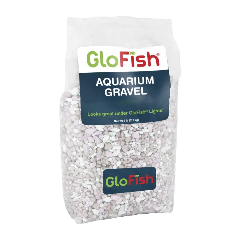 GloFish Aquarium Gravel 5 Pounds, Pearlescent, Complements Tanks and DÃ©cor (AQ-78484) - Image 1