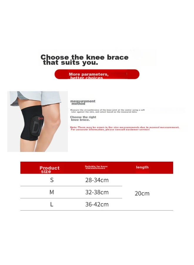 DM D&m Professional Dance Knee Pads With Padding, Wear-resistant Street Dance Sports Protective Gear, Imported From Japan, Suitable For Children And Adults, Single Piece - Image 3