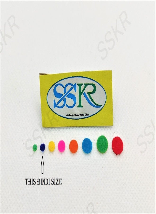 SSKR Pack of 2 Box Black, Maroon, Multicolor Bindi Daily Use Simple Forehead Bindi For Women - (Bindi Size : 2 mm each) | Total 6 Boxes - Image 5