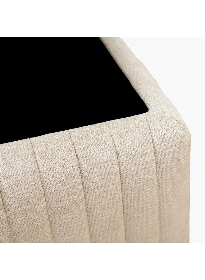 Home Box Upholstered Storage Bench in Beige - Image 4