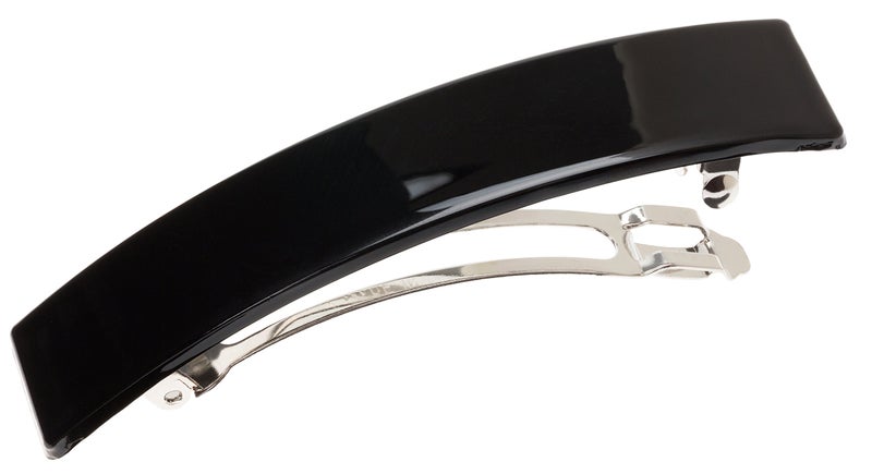 France Luxe Belle Casual Rectangle Barrette - Black - Image 4