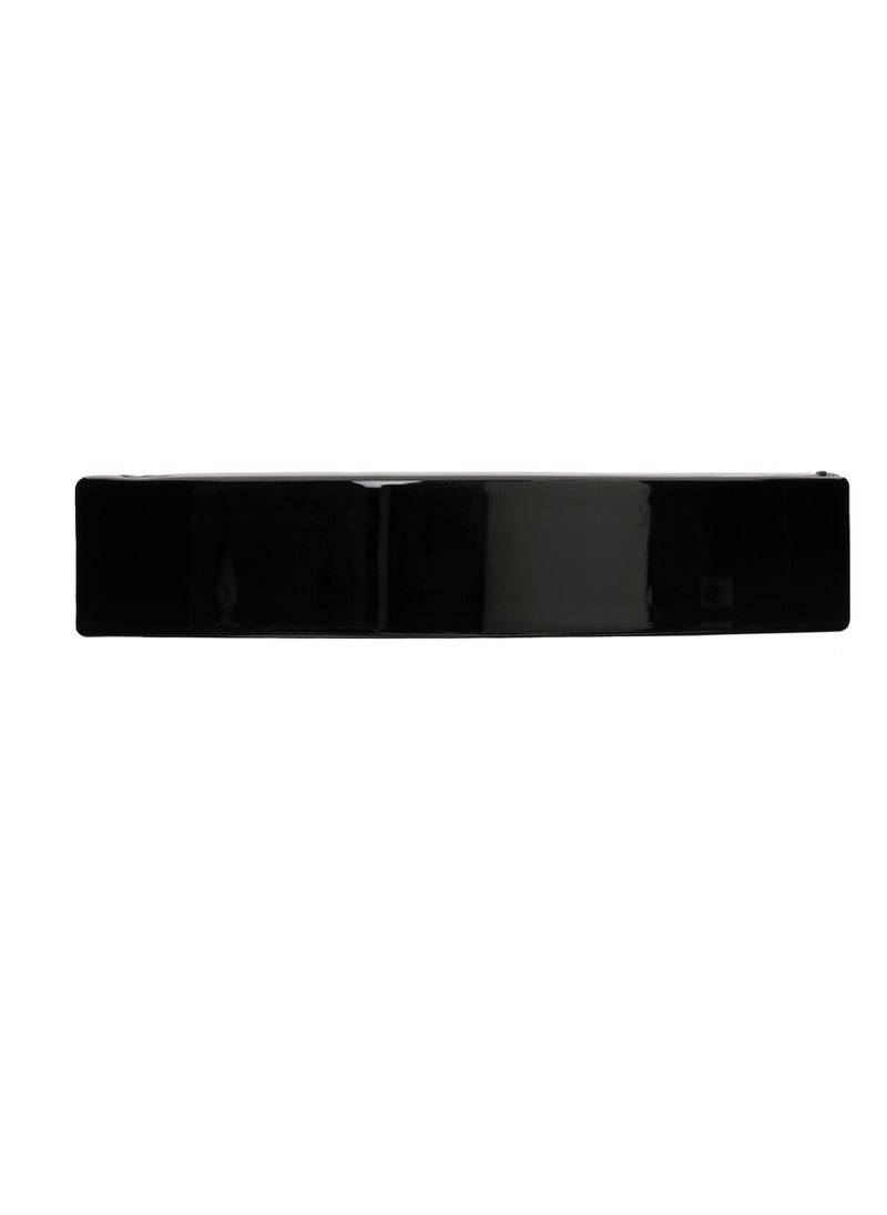 France Luxe France Luxe Belle Casual Rectangle Barrette - Black  - Image 3