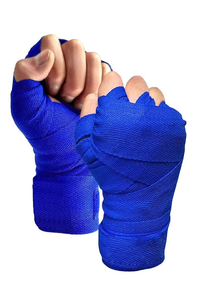 TNGames Pro-Grade Boxing Hand Wraps (3m)｜MMA/Muay Thai/Kickboxing Training｜Thumb Loop + Military-Grade Hook & Loop｜Olympic Team’s Choice  ｜Blue - Image 1