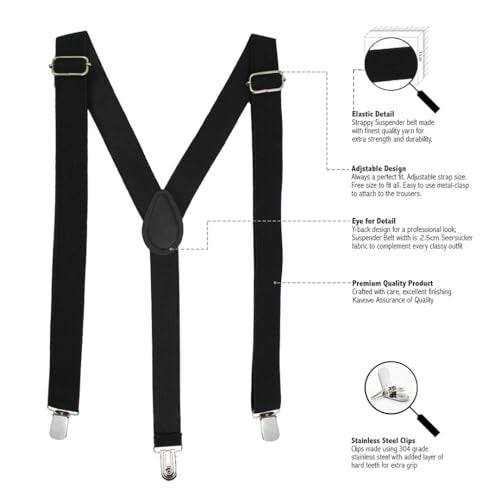 Kavove The Feline Black Suspender - Image 3