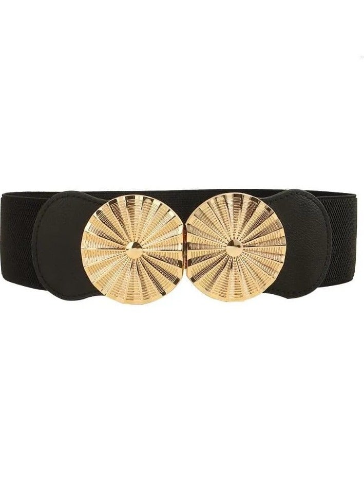 SHEINParty 1PC Stylish Round Buckle Belt For Jeans Pants - Image 2