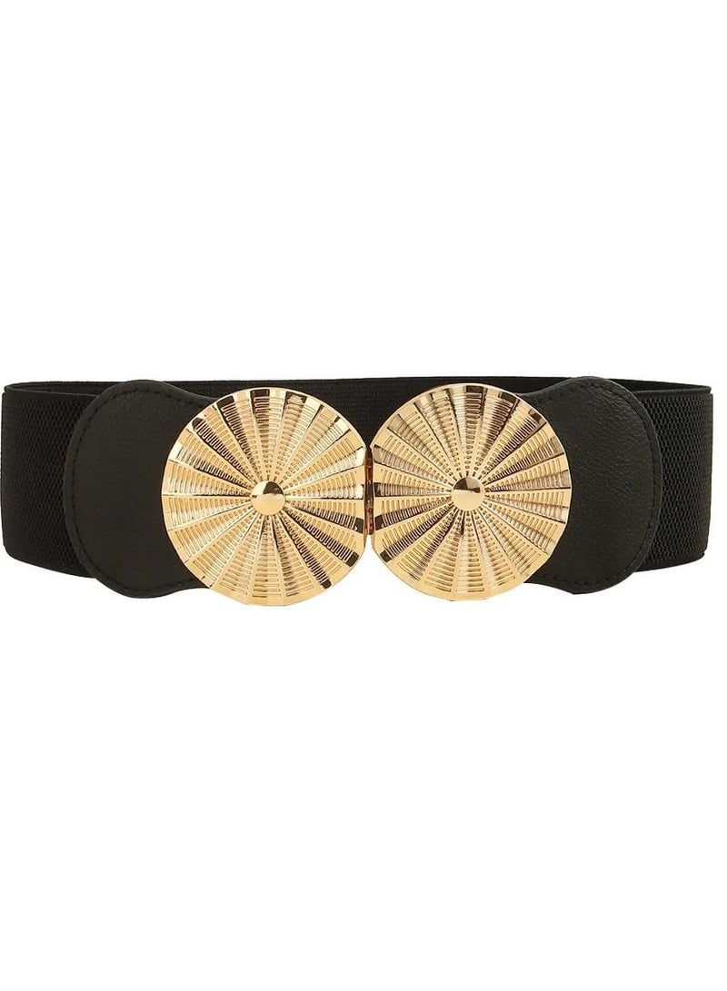 SHEINParty 1PC Stylish Round Buckle Belt For Jeans Pants - Image 4