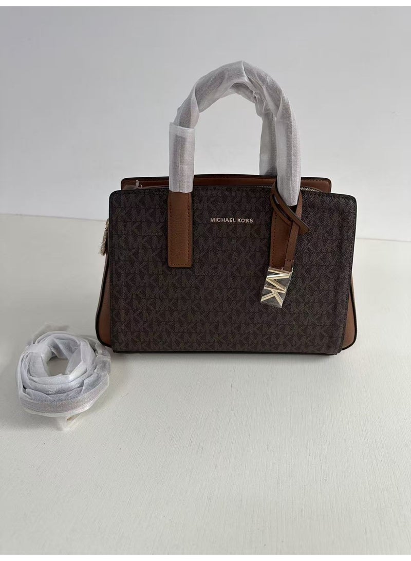 Michael MK 2025 New Laila Women’s Printed Canvas Tote Bag – Top Handle Shoulder & Crossbody Handbag​ - Image 1