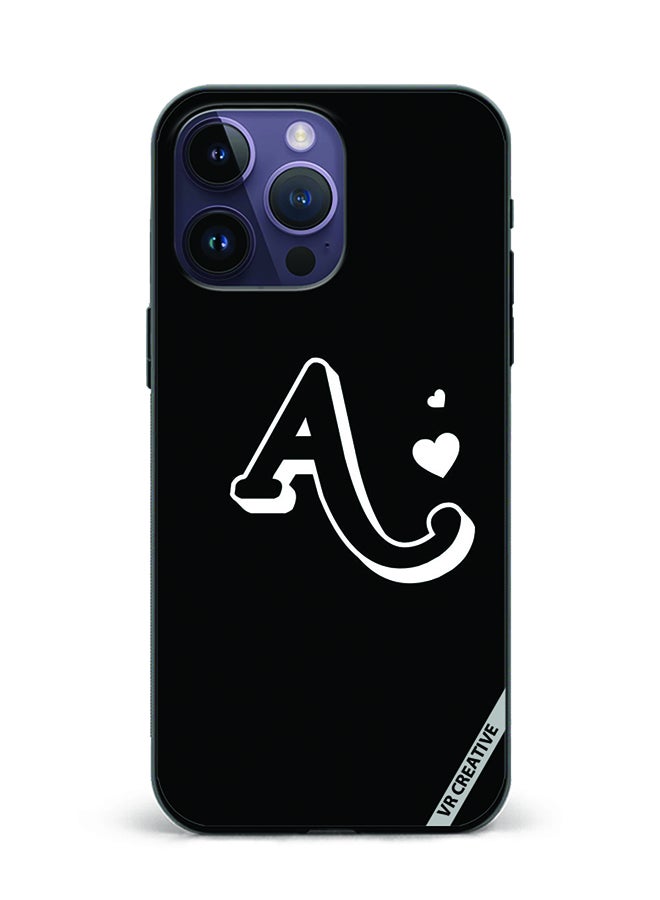 VR CREATIVE Protective Case Cover For Apple iPhone 15 Pro Letter A Design Multicolour - Image 1