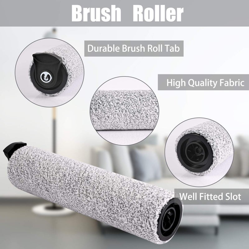LesinaVac Replacement Brush Roller and Vacuum Filter Compatible with iFloor 3/iFloor One S3 Cordless Wet Dry Vacuum Cleaner (3 Brush Roller+3 HEPA Filters) - Image 3