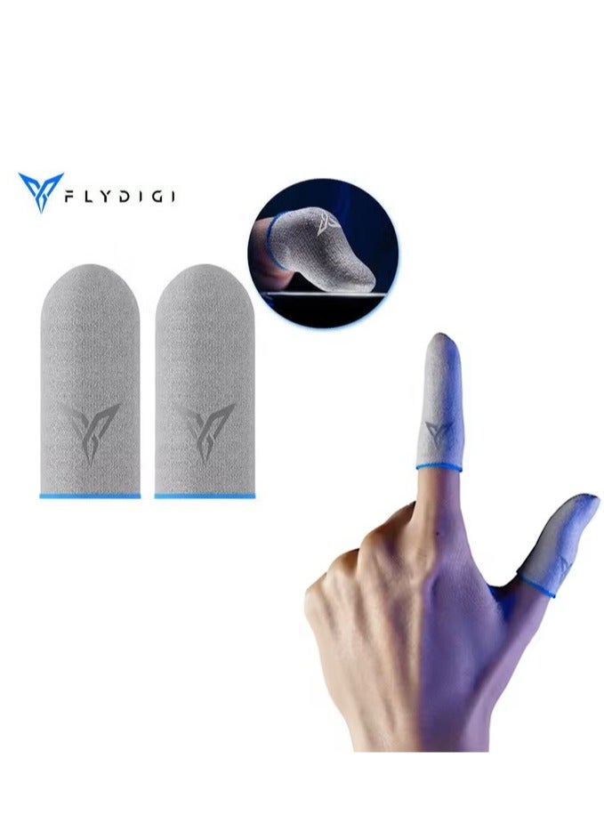 Flydigi Beehive V5 Flexible Fiberglass Gaming Finger Sleeves – Ultra-Smooth, High Sensitivity Touch, Sweat-Proof & Anti-Slip, Professional Mobile Gaming Thumb Sleeves – Compatible with iOS, Android, PUBG, COD & FPS Games (1 Pair - 2 PCS) - Image 1