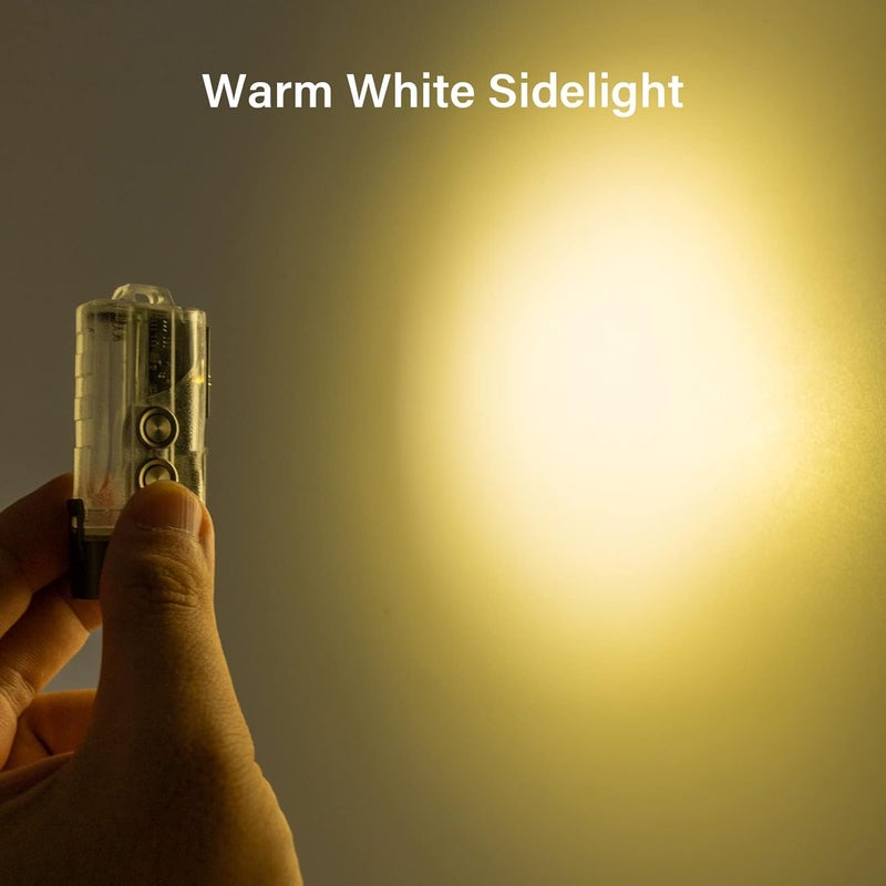 RovyVon Angel Eyes E8 High Brightness Rechargeable Flashlight with Dual Power and Lock Mode - Image 3