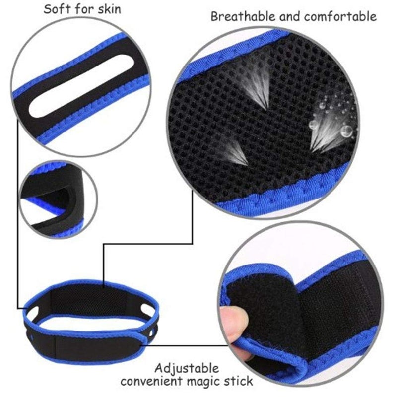 BANCROFT Polycotton Anti Snoring Chin Strap Best Stop | Snoring Device | Adjustable Snore | Reduction Belt Sleep | Aids Chin Strips | New Anti-Snoring Belt | For Men Women Snoring Solution - Image 3