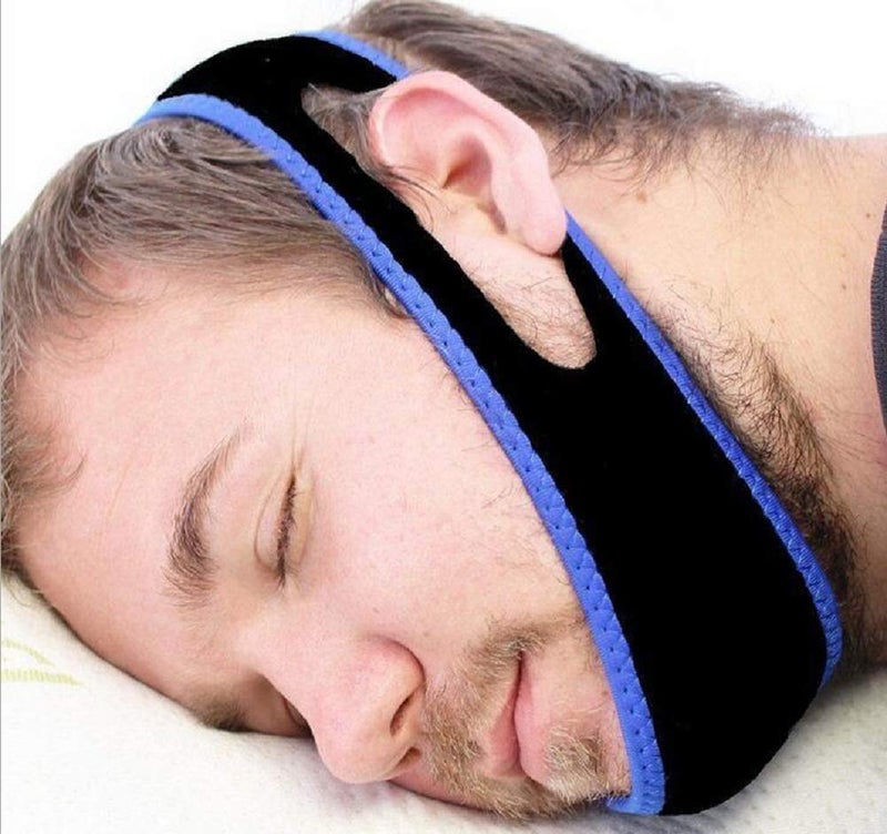 BANCROFT Polycotton Anti Snoring Chin Strap Best Stop | Snoring Device | Adjustable Snore | Reduction Belt Sleep | Aids Chin Strips | New Anti-Snoring Belt | For Men Women Snoring Solution - Image 1