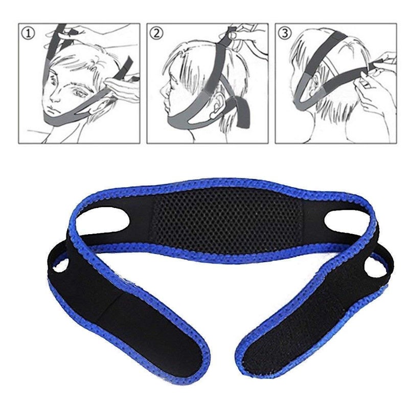 BANCROFT Polycotton Anti Snoring Chin Strap Best Stop | Snoring Device | Adjustable Snore | Reduction Belt Sleep | Aids Chin Strips | New Anti-Snoring Belt | For Men Women Snoring Solution - Image 2