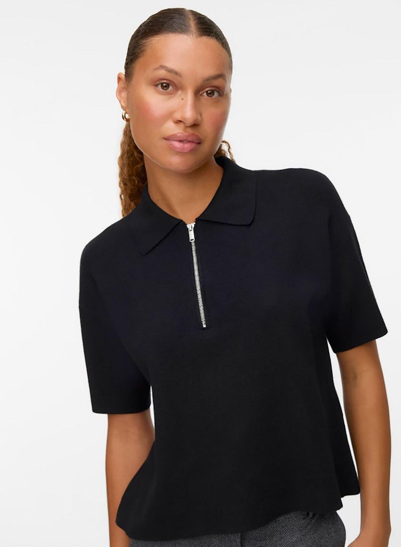 VERO MODA Vmgold 2/4 Poloneck Pullover - Image 3