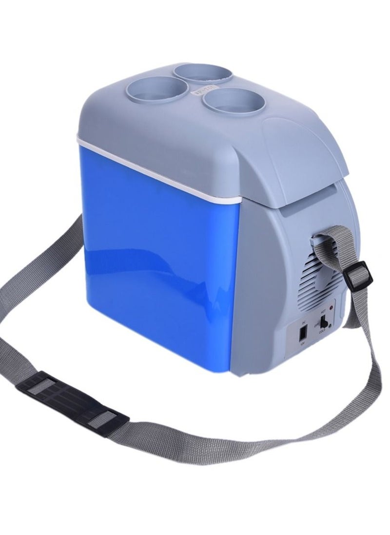 Generic - Portable Mini Car Refrigerator, 12V 7.5L Car Fridge Cooler Warmer for Vehicle RV Boat Trucker Camping - Image 1