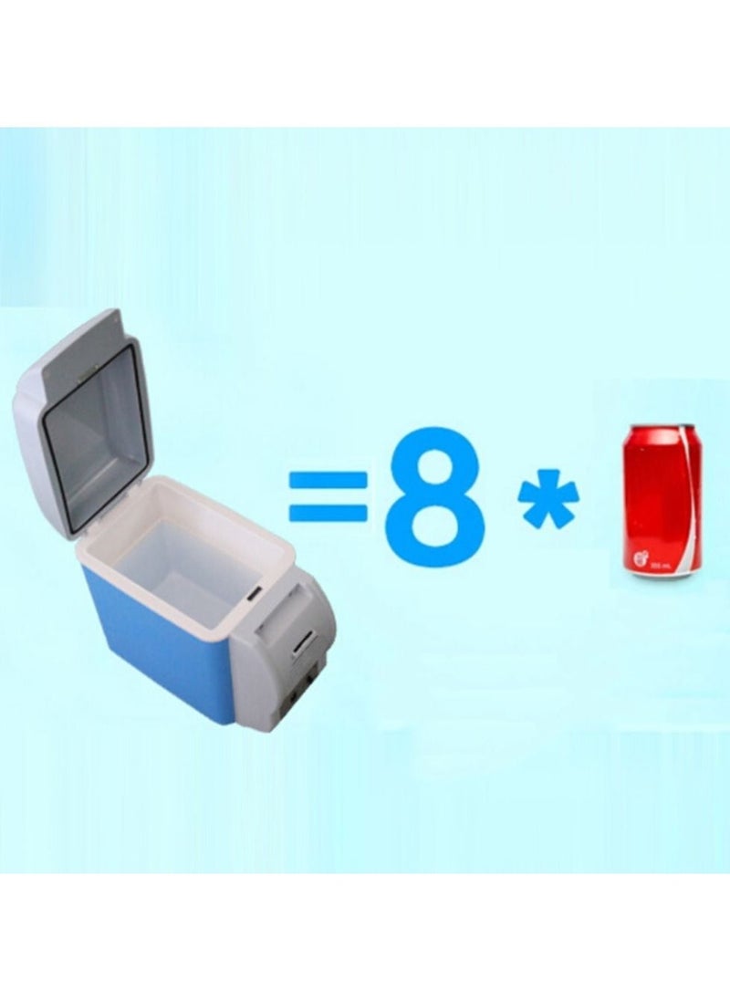 Generic - Portable Mini Car Refrigerator, 12V 7.5L Car Fridge Cooler Warmer for Vehicle RV Boat Trucker Camping - Image 1