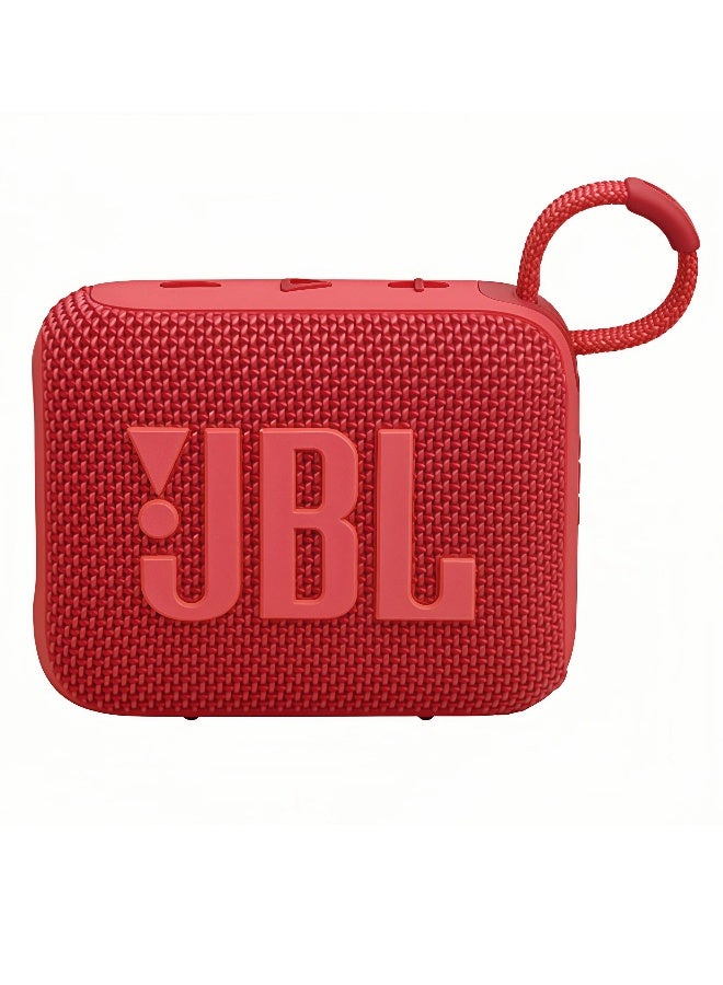 JBL Go4-Portable Waterproof and Dustproof Wireless Bluetooth Speaker, Big Pro Sound with Punchy bass,Built-in long-lasting battery, Made in Part with Recycled Materials Red - Image 3