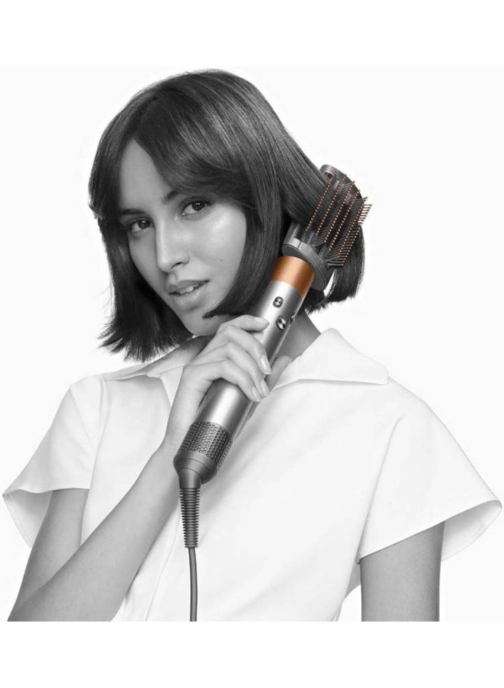 DS Dysaim HS05 Airwrap Complete Long Multi-Styler, Special Edition, 3 Temperature Settings, 1300W Power, 2.68m Cable Length, For Curl / Shape and Hide Flyaways, Nickel / Copper - Image 4