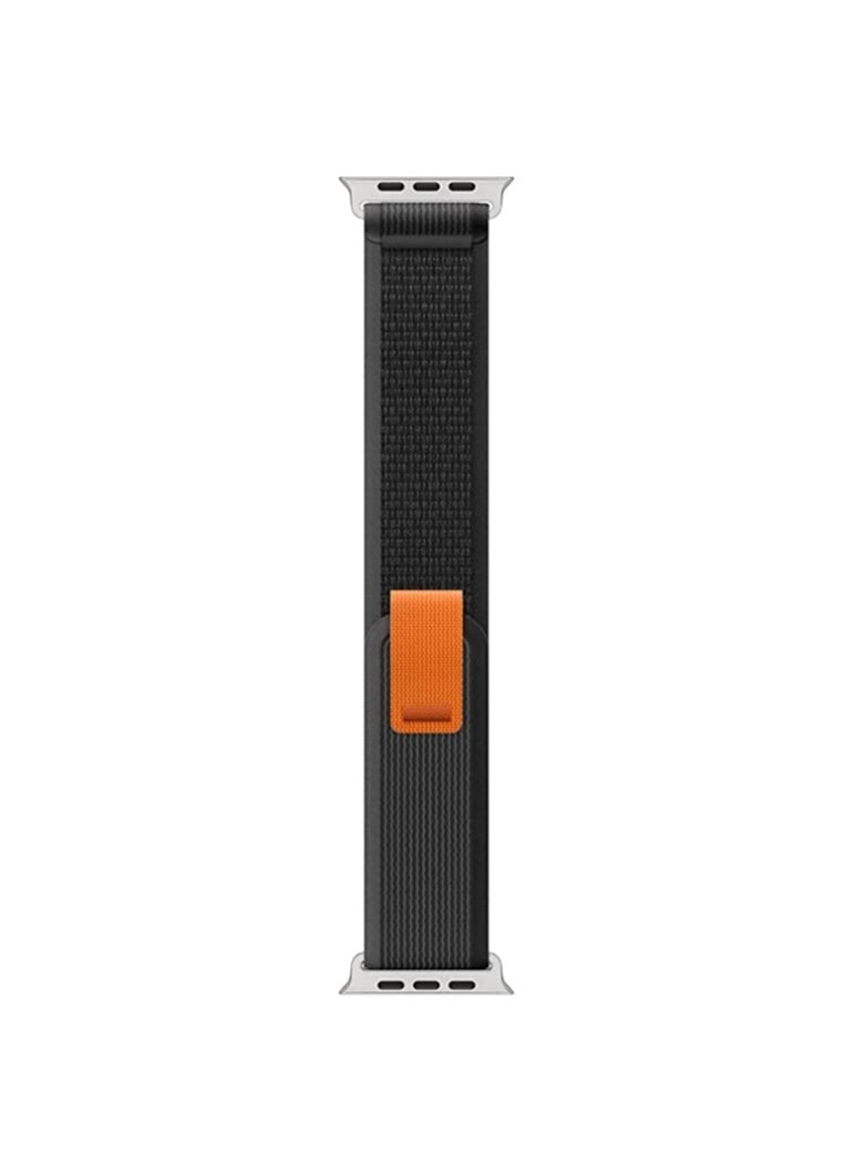 HEXABEX - Apple Watch Trail Loop Band for 46mm/45mm/44mm/49mm Black/Grey - Image 1