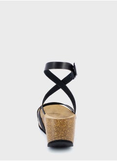 BAYTON Asteria Strappy Mid Heel Wedges  - Image 3