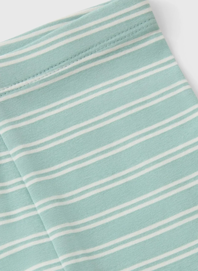 ماتلان بنطلونات أطفال مخططة برسومات حيوانات  قطع