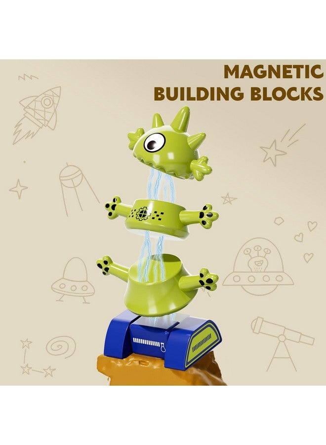 TEMI Magnetic Robot Toy For Kids 3-5 Years Old - Monster Magnetic Blocks Stacking Transform Toys For Kids With Storage Box, Set For Kids Age 3 4 5 6 7 Years Old Boys, Christmas And Birthday Gift - Image 4