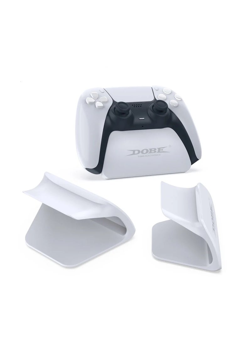 DOBE - DOBE PS5 Controller Display Stand Station, Non-Slip Controller Desktop Mount Dock Holder for Sony PlayStation 5 Dual Sense Gamepad Controller - Image 1