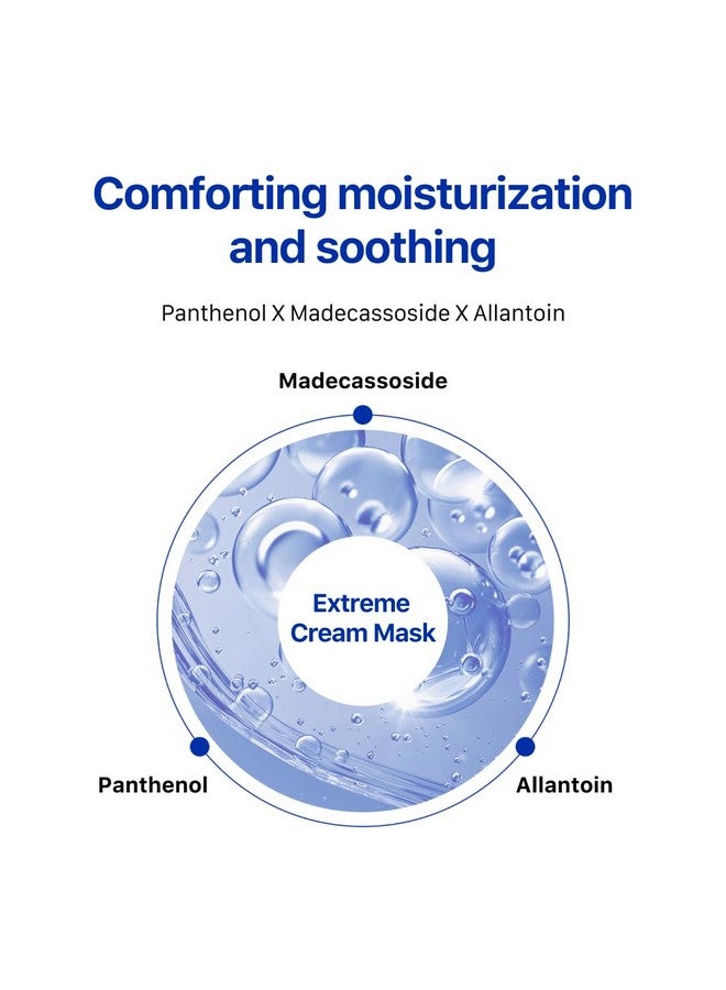 Real Barrier Extreme Cream Face Mask X 10Ea | Skin Barrier Repair | Face Mask Skin Care | Moisturizing Relief Skin Care Solution For Dry Skin | Facial Moisturizer For Sensitive Skin | Kbeauty - Image 4