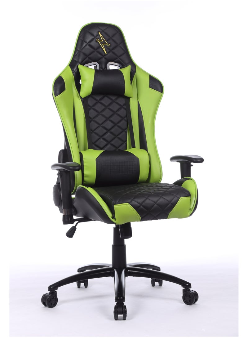 Gaming Chair Office Chair With Footrest Racing Ergonomic Chair Leather Reclining Video Game Chair Adjustable Armrest High Back Gamer Chair With Headrest And Lumbar Support 62X50X120 Cm