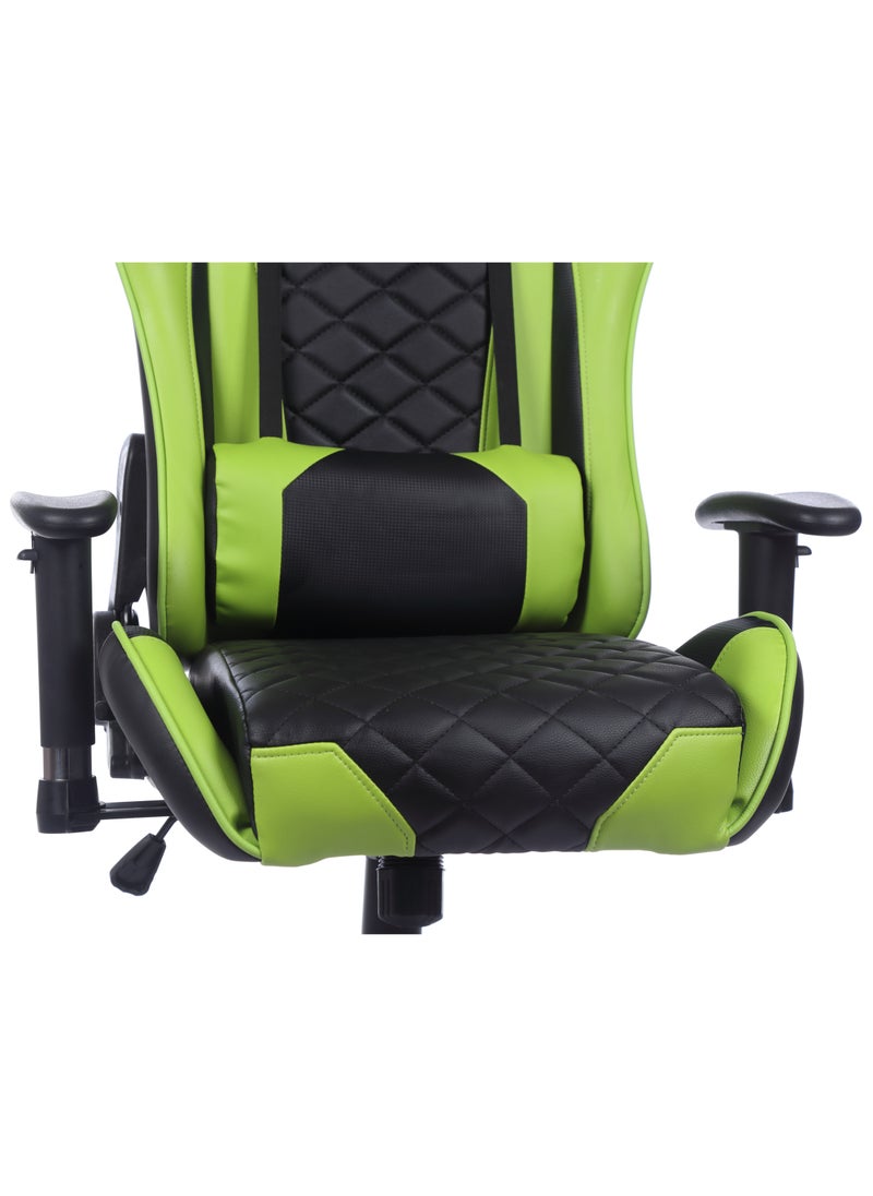 Gaming Chair Office Chair With Footrest Racing Ergonomic Chair Leather Reclining Video Game Chair Adjustable Armrest High Back Gamer Chair With Headrest And Lumbar Support 62X50X120 Cm