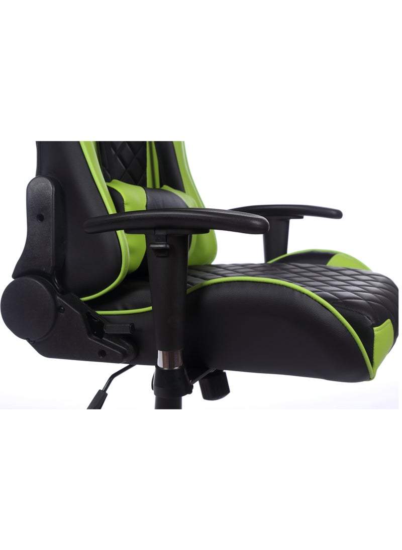 Gaming Chair Office Chair With Footrest Racing Ergonomic Chair Leather Reclining Video Game Chair Adjustable Armrest High Back Gamer Chair With Headrest And Lumbar Support 62X50X120 Cm