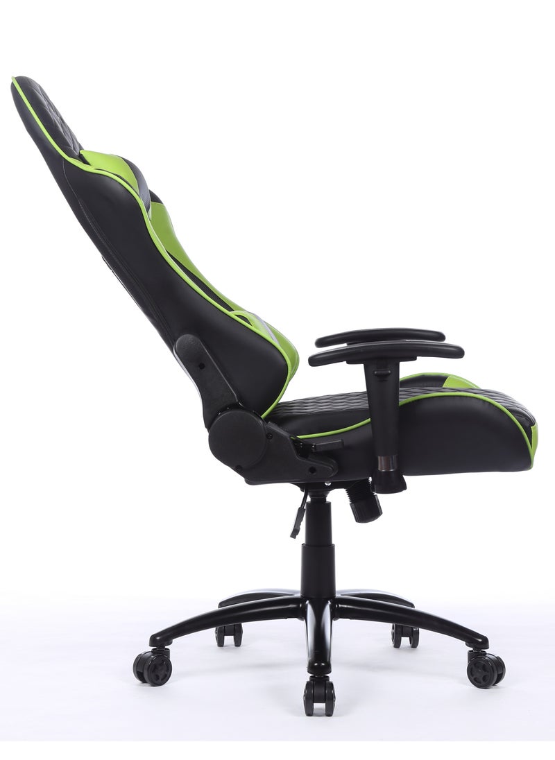 Gaming Chair Office Chair With Footrest Racing Ergonomic Chair Leather Reclining Video Game Chair Adjustable Armrest High Back Gamer Chair With Headrest And Lumbar Support 62X50X120 Cm