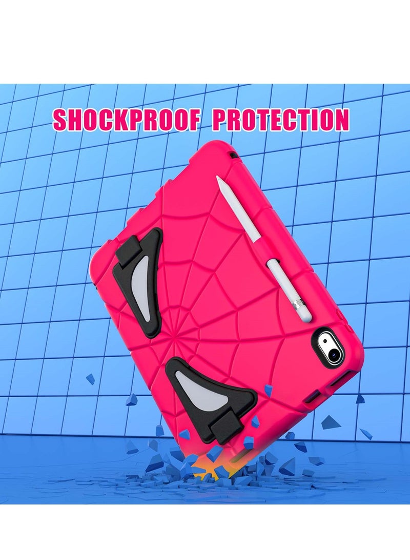 حافظة آيباد الجيل العاشر 10.9 بوصة 2022/ آيباد الجيل الحادي عشر 11 بوصة 2025 للأطفال، غطاء واقٍ مقاوم للصدمات مع حامل قلم وحزام كتف ومسند للأطفال - Image 5