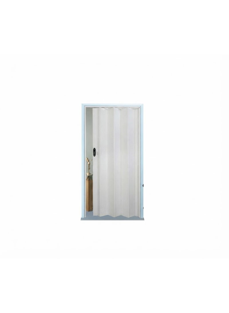 ROBUSTLINE Folding Sliding Doors 210cm Height x 100cm Width WHITE - Image 1