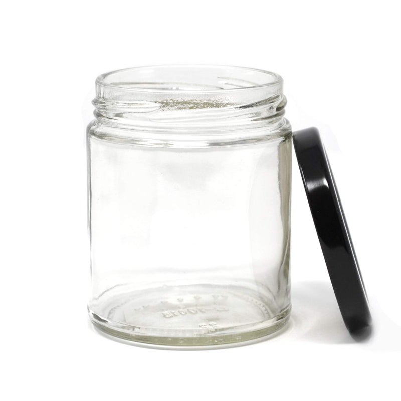 nicebottles Clear Glass Salsa Jars, 9 Oz - Case of 12 - Image 1