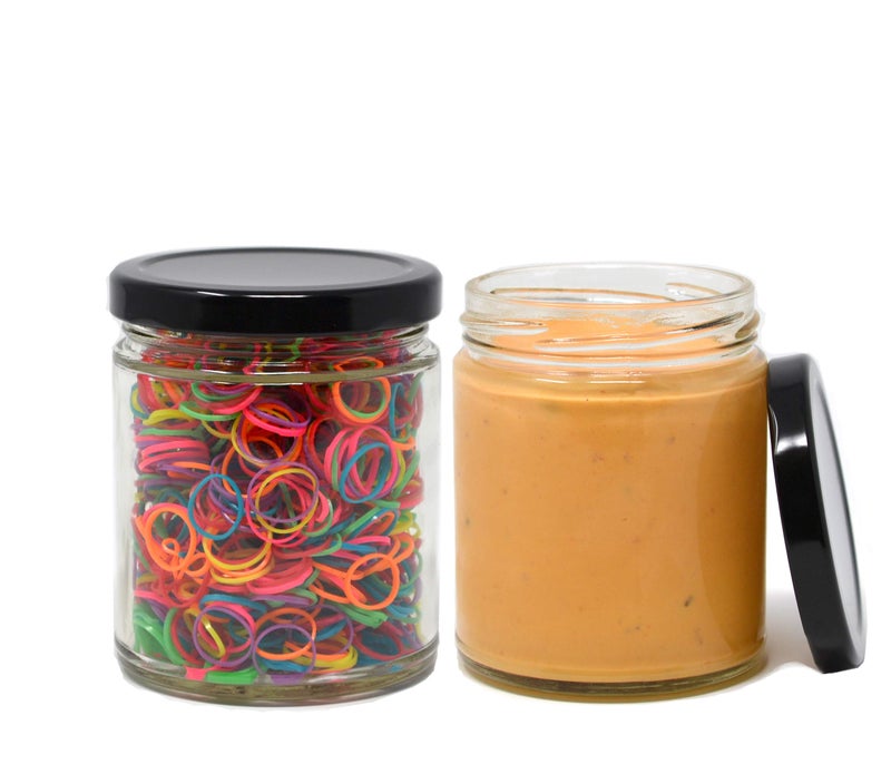 nicebottles Clear Glass Salsa Jars, 9 Oz - Case of 12 - Image 2