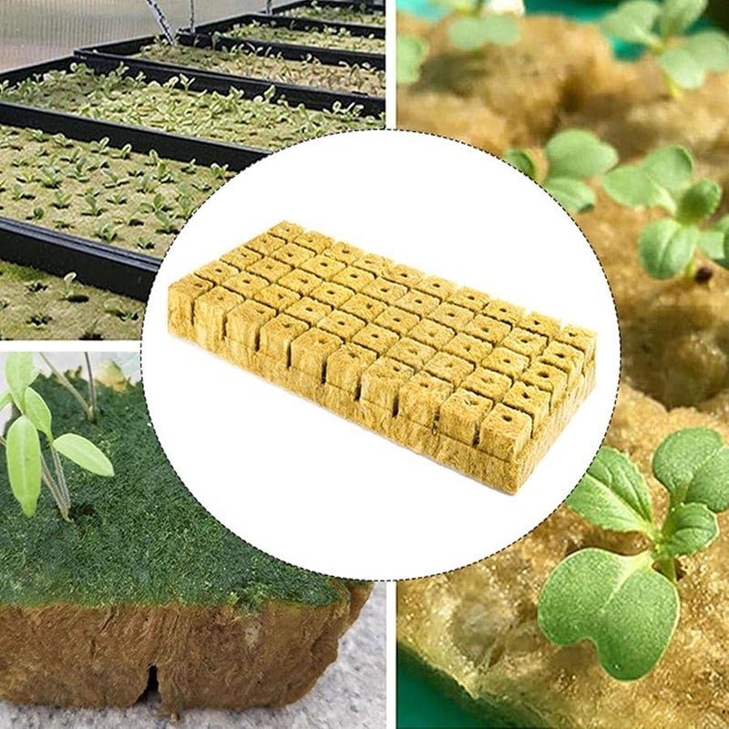 Hydroponic Rock Wool Slab 40x40x40 For Seedling And Vegetable 21 Pieces - Image 3