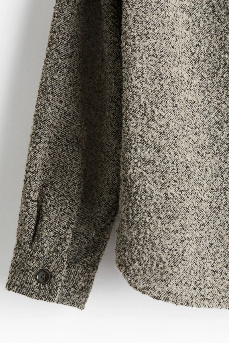 H&M Regular Fit Wool-blend overshirt