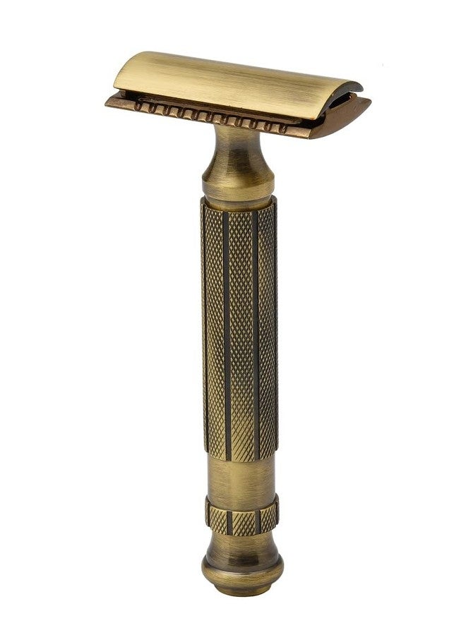 Pearl Shaving Double Edge Safety Razor L-55 (CC+ OC (Antique Brass) Eid Gift Option - Image 4