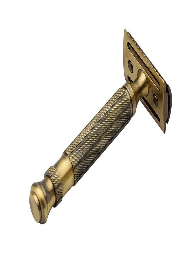 Pearl Shaving Double Edge Safety Razor L-55 (CC+ OC (Antique Brass) Eid Gift Option - Image 3