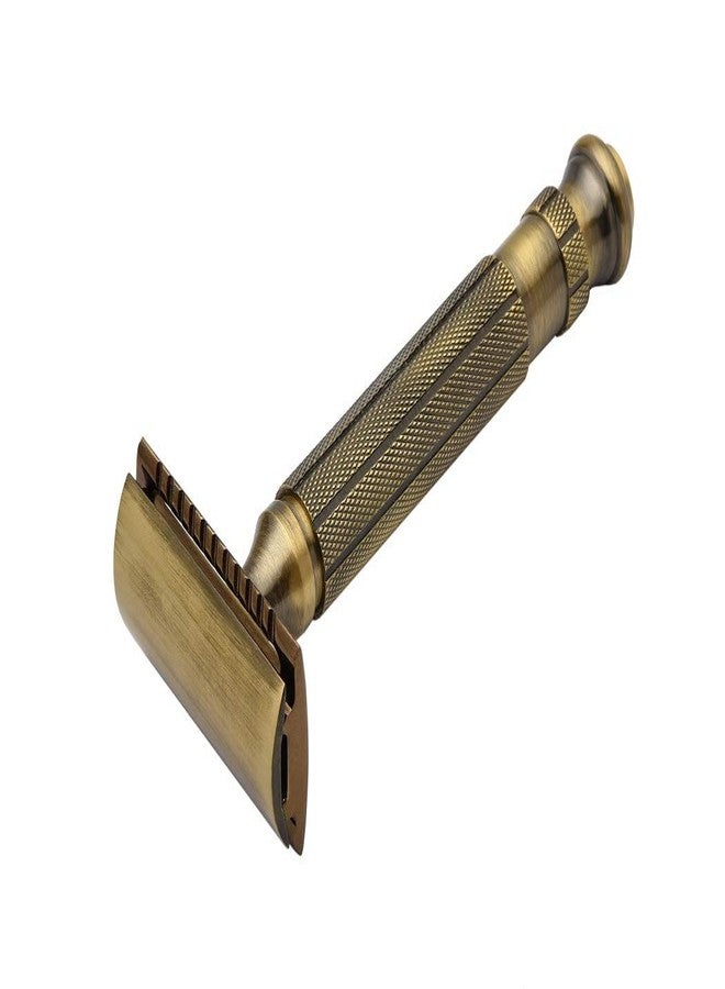 Pearl Shaving Double Edge Safety Razor L-55 (CC+ OC (Antique Brass) Eid Gift Option - Image 2