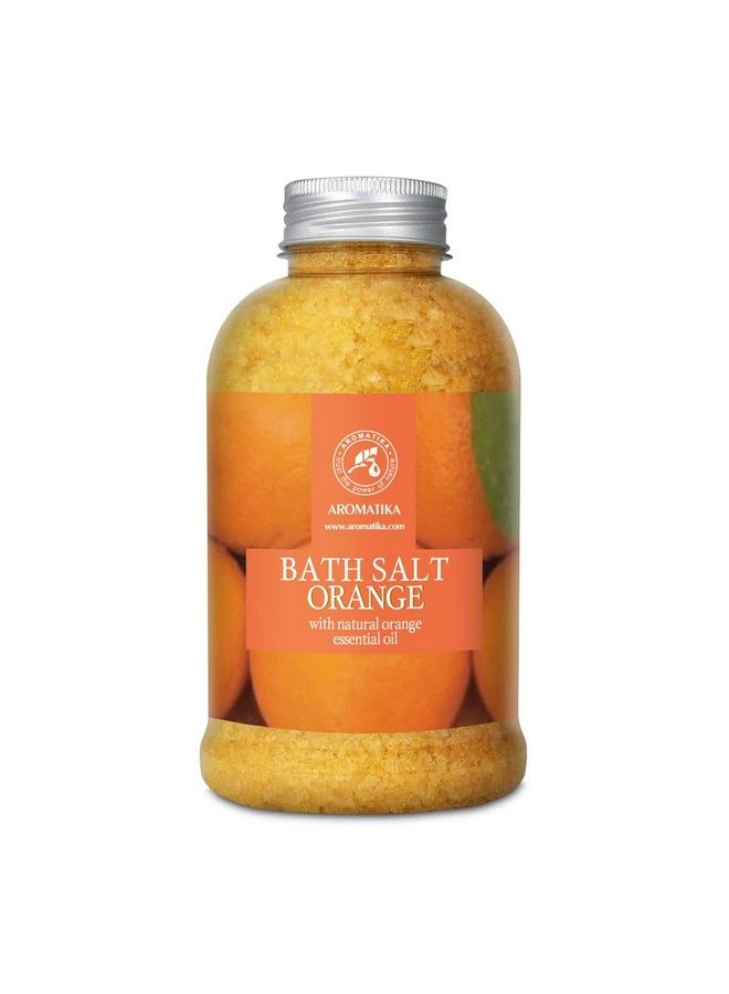 Aromatika Orange Bath Salts w/Natural Orange Essential Oil 2116 Oz Good for Beauty Bathing Body Care Wellness Spa Bath - Image 2