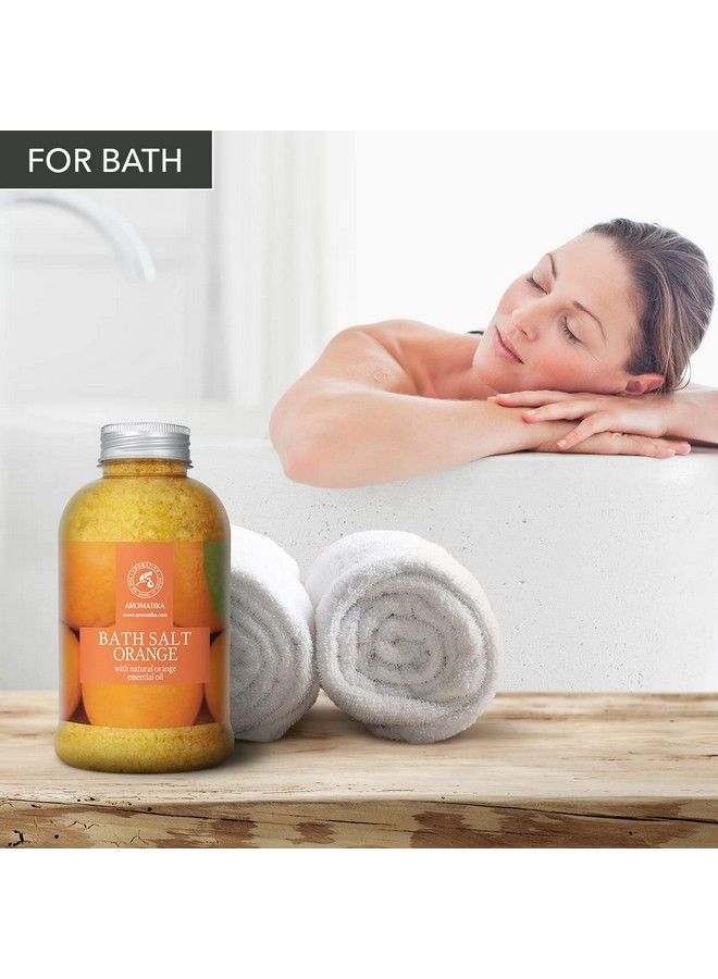 Aromatika Orange Bath Salts w/Natural Orange Essential Oil 2116 Oz Good for Beauty Bathing Body Care Wellness Spa Bath - Image 4