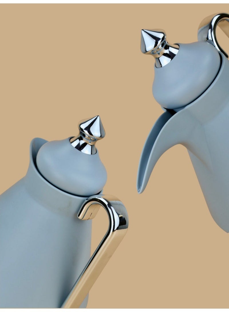 Raz طقم ترمس فاخر للقهوة والشاي العربي | ترمس تقديم معزول حرارياً بجدار مزدوج | طقم فاخر من قطعتين - Image 4