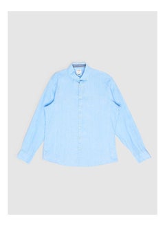 Olymp Collared Neck Long Sleeve Plain/Basic Shirt  - Image 1