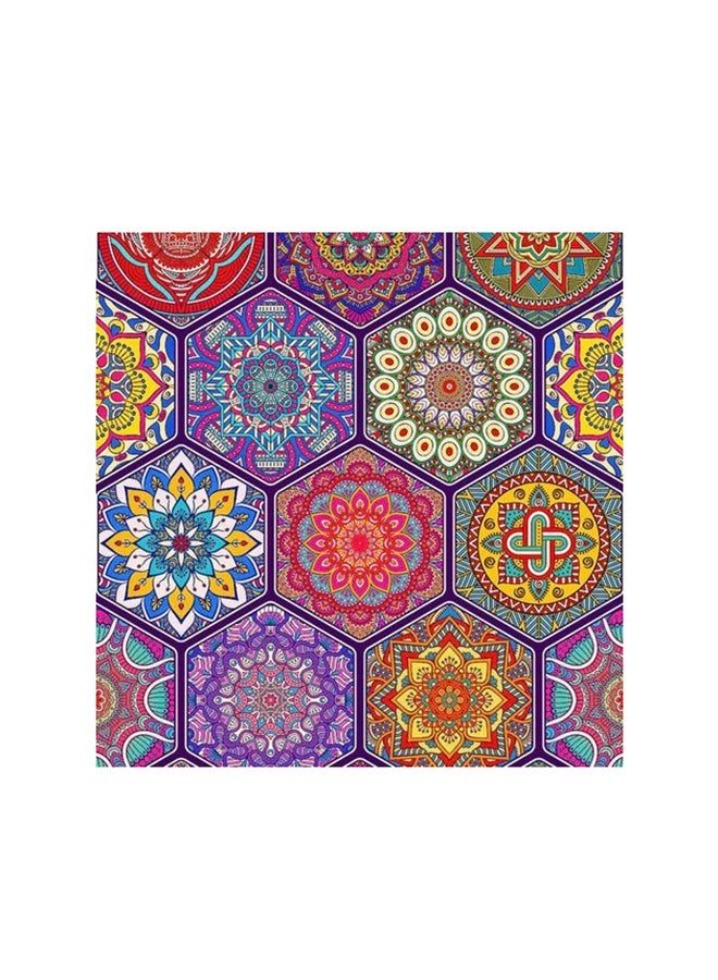 RYN Islamic Motifs Mdf Wall Art Multicolour 30x30centimeter - Image 2